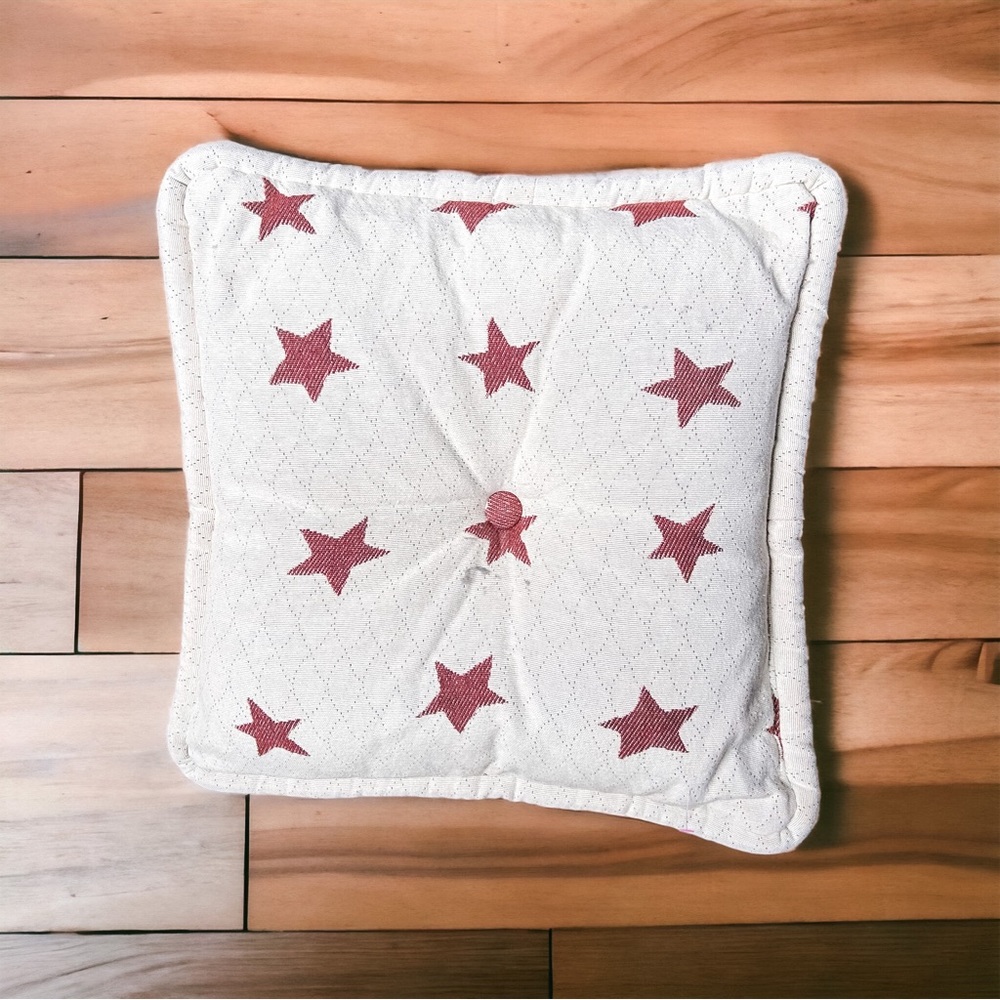 Vintage Star Cottage Pillow 🤍